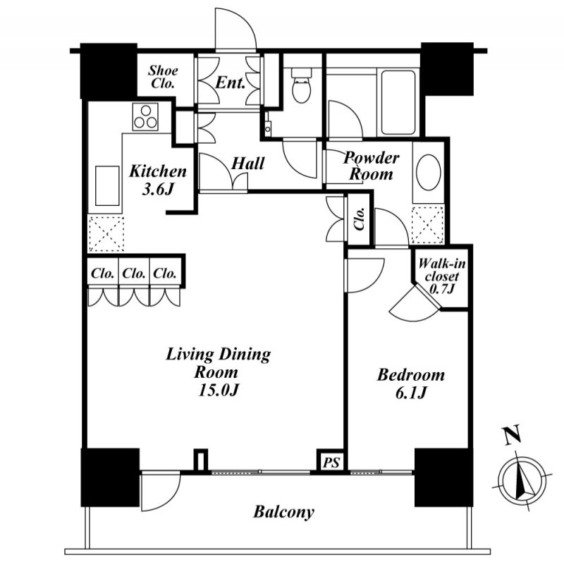 リエトコート　アルクスタワー 間取り図