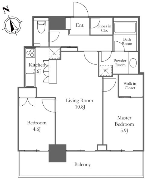 リエトコート　アルクスタワー 間取り