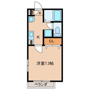 フォンティーヌ  間取り