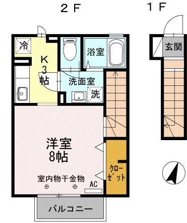 HABITATION   間取り