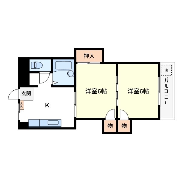 コーポラス秀和 間取り
