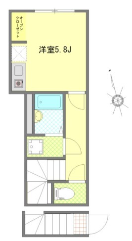 サザンロード西ヶ原 間取り