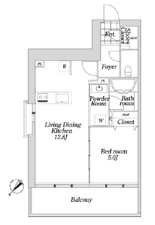 KDX大伝馬レジデンス  間取り