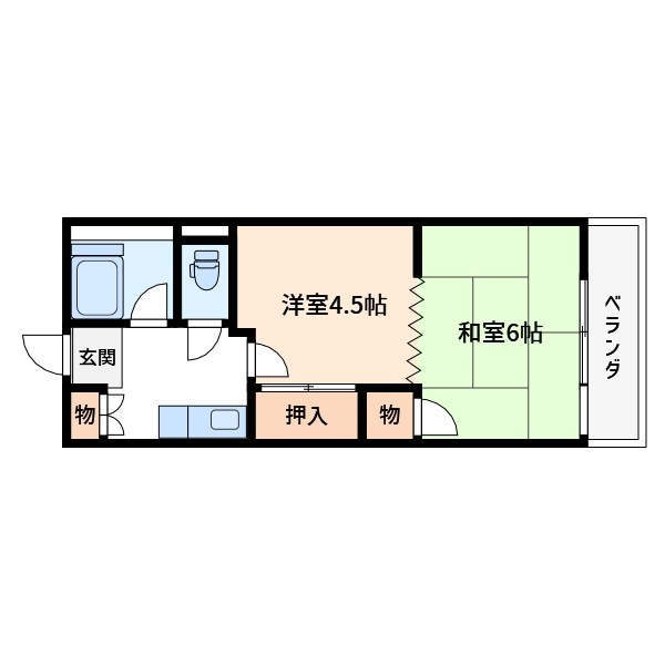 月島福寿マンション  間取り