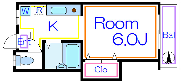 プランドール・Ｗ  間取り