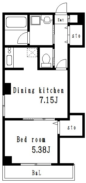 イーストワン平井 間取り図