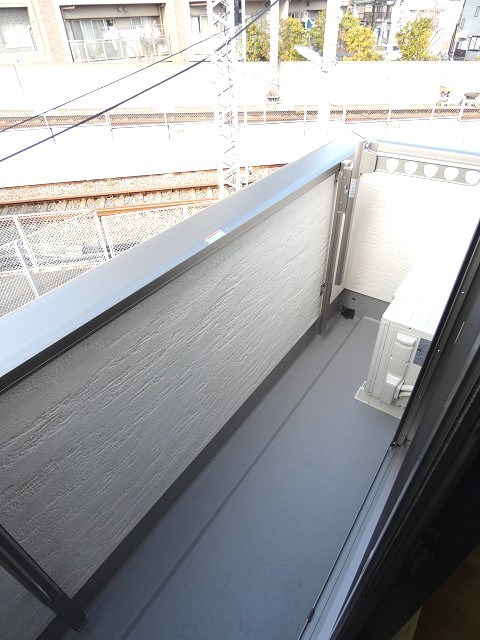 漆喰の家　高砂 ベランダ