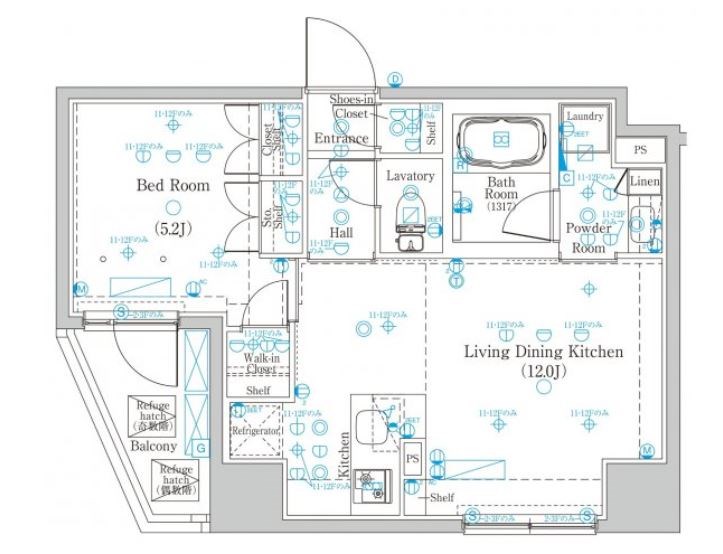 DIPS東十条駅前PREMIUM 間取り