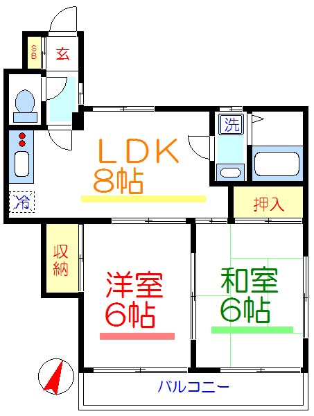 ミツワインパレス   間取り