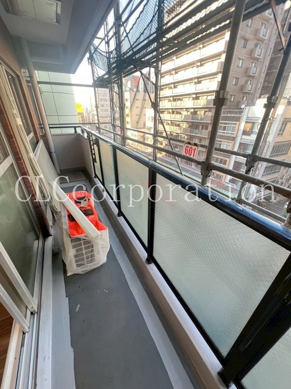 朝日雷門マンション ベランダ