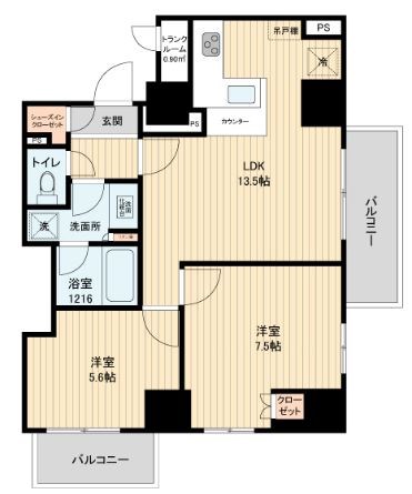 HF田端レジデンス  間取り