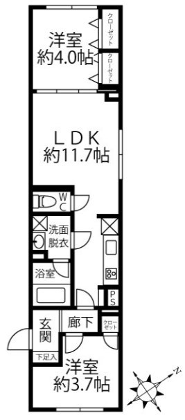 クリオ ラモード水天宮前 間取り
