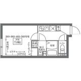 COCOCUBE西日暮里 間取り図