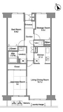 コンフォリア北葛西 間取り