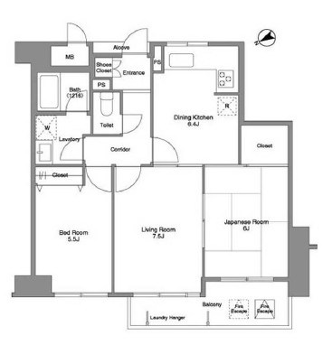 コンフォリア北葛西 間取り