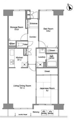コンフォリア北葛西 間取り