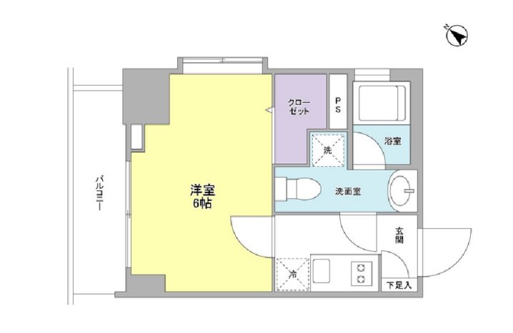リバーレ月島  間取り