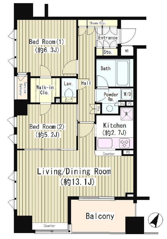 コクヨーレ日本橋 間取り