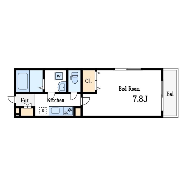 LIVE REST SHINOZAKI232 間取り