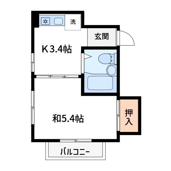 ファーストビル飯島 間取り