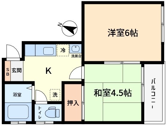 コーポエスペランサ 間取り