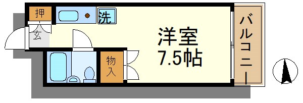 シティハイムカネカ 間取り
