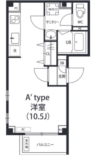 リブリ・清澄白河 間取り図