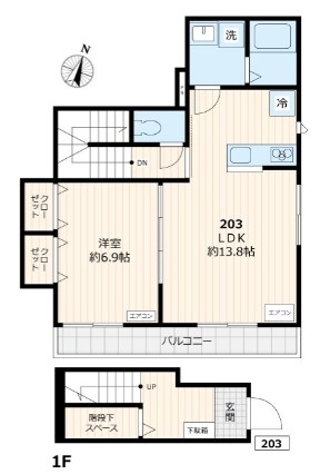 仮称）コートハウスN 間取り図