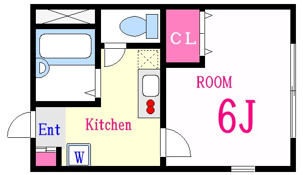 パラッツォ・ボニータ 106号室 間取り