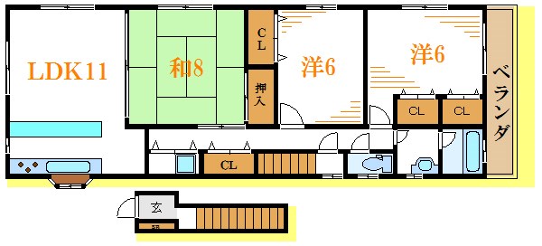 江戸川区松江２丁目戸建 間取り
