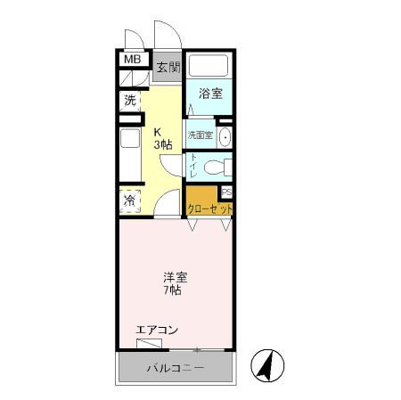 ボンリジエール   間取り