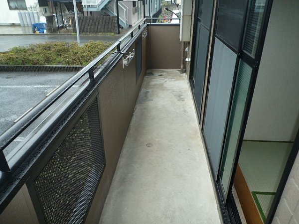 ウエストアローム ベランダ