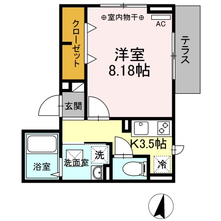 シティハイムE 間取り
