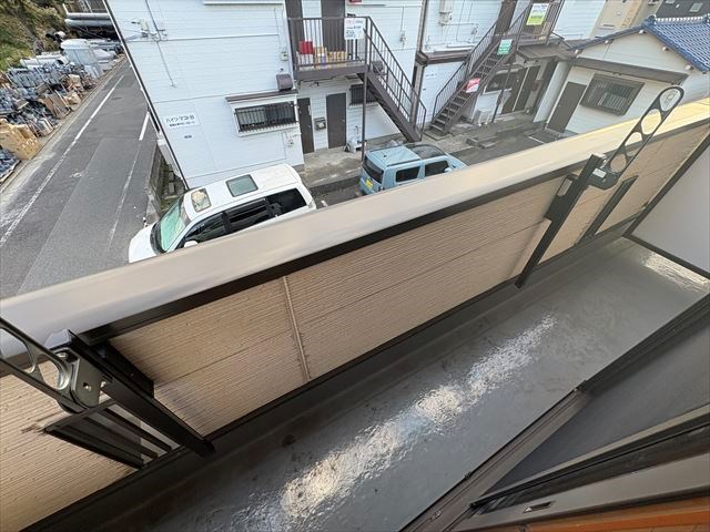 ハイツマコトC ベランダ