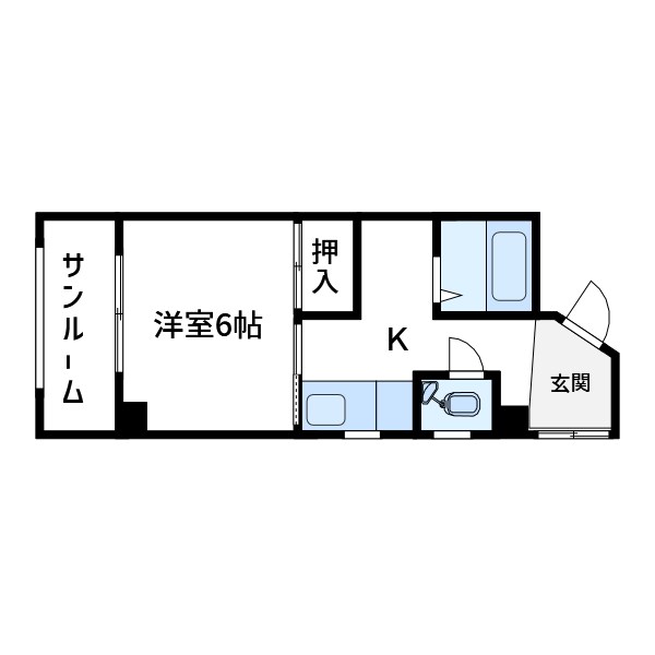 サニーハイツ東上野 間取り
