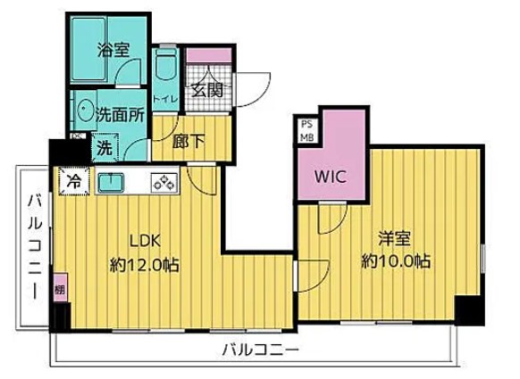 入谷アムフラットⅡ 間取り