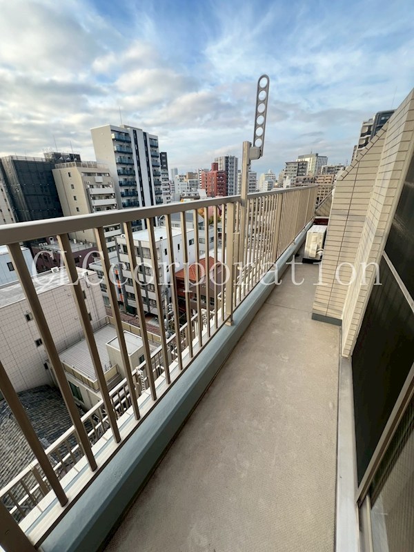 入谷アムフラットⅡ ベランダ