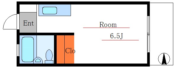 クレール９ 915号室 間取り