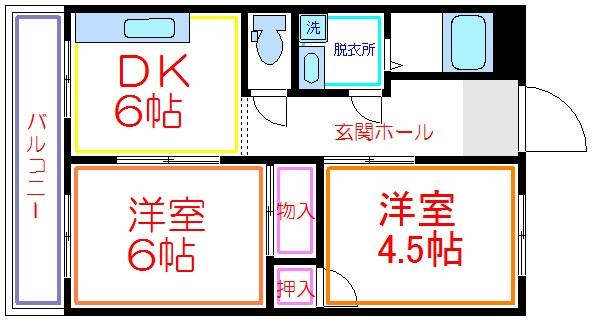 ニューサカエコーポ 間取り