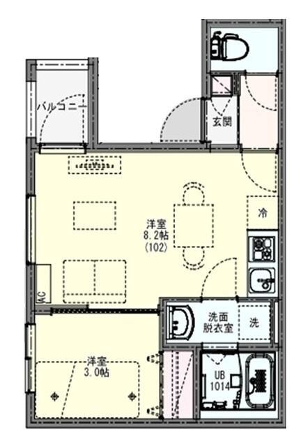KLEIS一之江Ⅲ 間取り