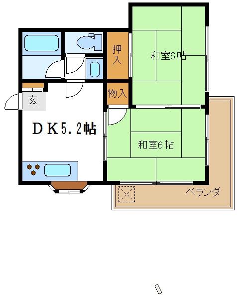 ハイツ村上 間取り