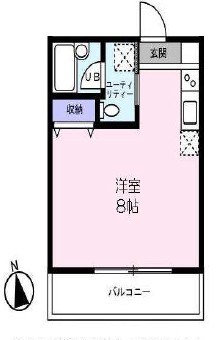 プレミールセゾン 202号室 間取り