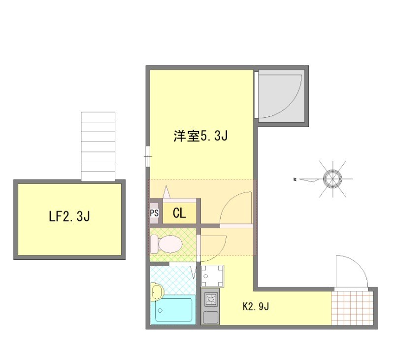 フォルトゥーナ梅島 間取り