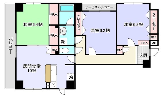 マルソ松が谷 間取り