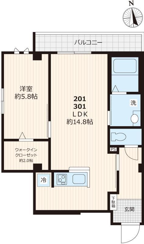 フォレスト　べべ 間取り