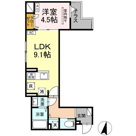 セレスティア大島 間取り