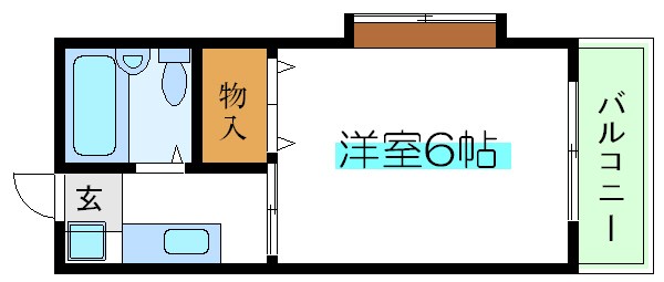 コーポＥＮＪＵ 103号室 間取り