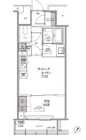 SKナインティ門前仲町  間取り