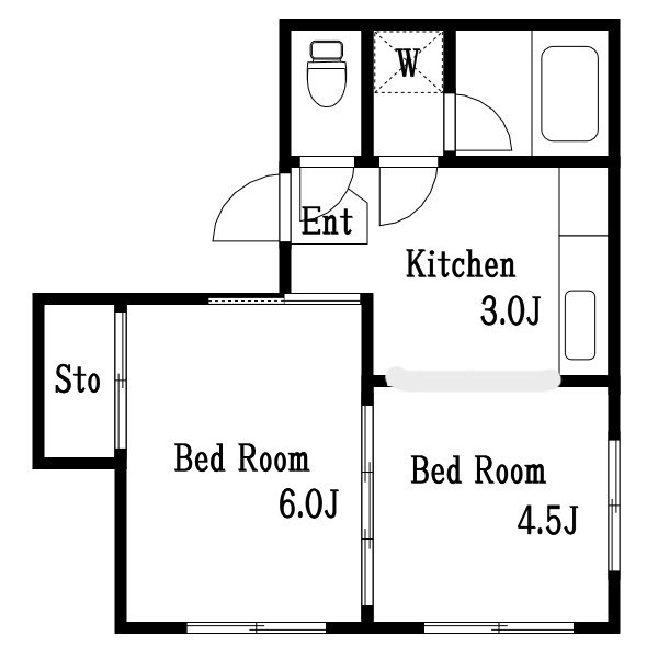 飯田ビル 201号室 間取り
