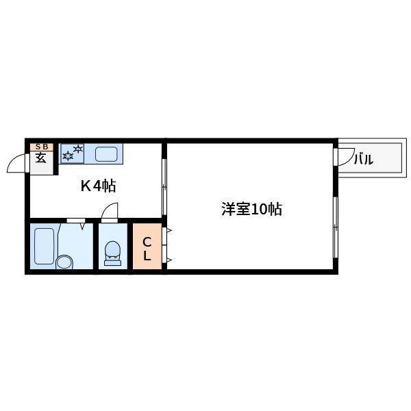 田辺コーポ 間取り